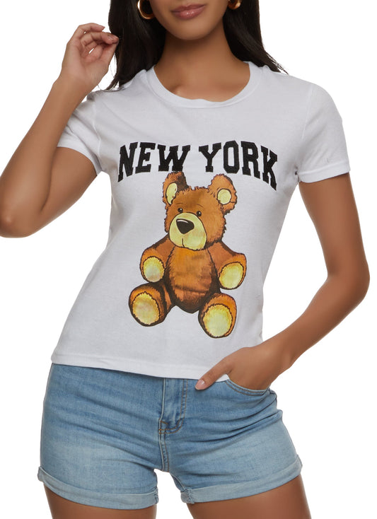 New York Bear Graphic Tee